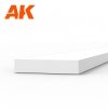AK Interactive AK6523 STRIPS 1.00 X 5.00 X 350MM – STYRENE STRIP – (10 UNITS)
